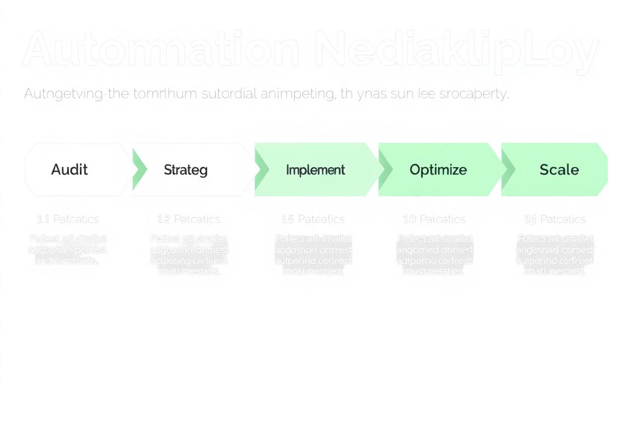 AI automation workflow process diagram
