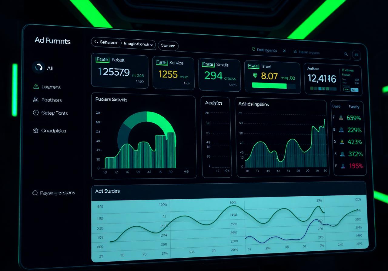 AI-powered ads optimization dashboard