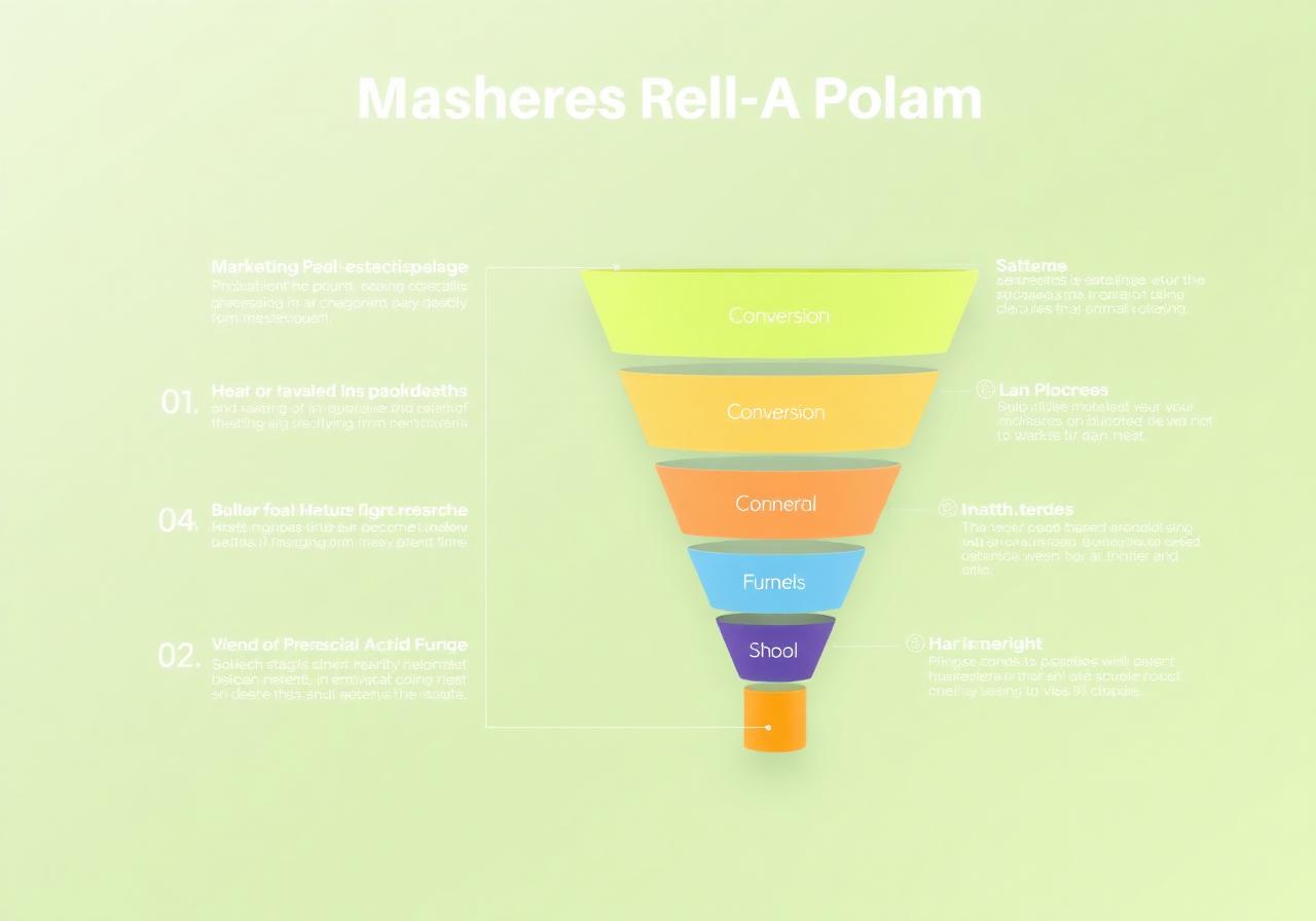 Performance marketing funnel infographic